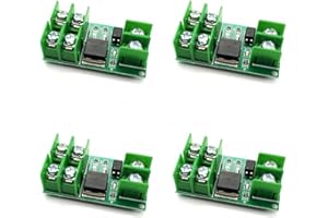 JZK 4Pcs F5305S Electronic Switch Control Board, Input 3V-24V, Output 5V-36V, Pulse trigger switch module DC control MOSFETs optocoupler