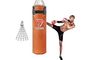YZBBSH Boxsack Set Erwachsene Kinder Boxsack Hängend Boxtraining Sandsack für Boxtraining Sandsack, Kampfsport Dekompression Sandsäcke 80cm,100cm,120cm,140cm,160cm,180cm (Ungefüllte),Fur,140cm