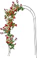 Arco Rampicanti In Metallo COSTWAY - 140x38x225 Cm, Per Matrimoni, Feste, Giardino, Rivestimento A Polvere