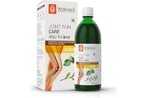 KRISHNA'S HERBAL & AYURVEDA Joint Pain Care Juice - 1000 Ml Natural Pain Reliever 9 Powerful Herbs Like Rasana, Kutaki, Daru Haridra Ashwagandha Strengthens The Muscle