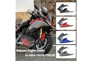 FAYEDENICY Moto Carénage Bellypan Moteur Garde Châssis Pare-Chocs Protection Couverture Panneau Inférieur Spoiler Capot Carénage Corps Cadre Kit pour F900R F900XR F 900 R XR 2020-2023 (Rouge)