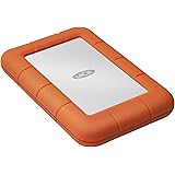 LaCie Rugged Mini, 1 TB, Hard Disk Esterno, Resistente agli Urti e alle Cadute, per PC e Mac, Arancione/Grigio, 2 anni Rescue