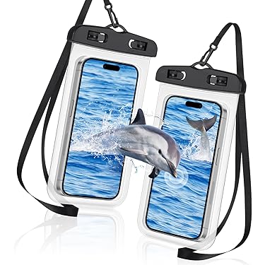 SpiriuS Wasserdichte Handyhülle Für Alle Smartphones – Mit Nackenriemen Und Touchscreen-Funktion