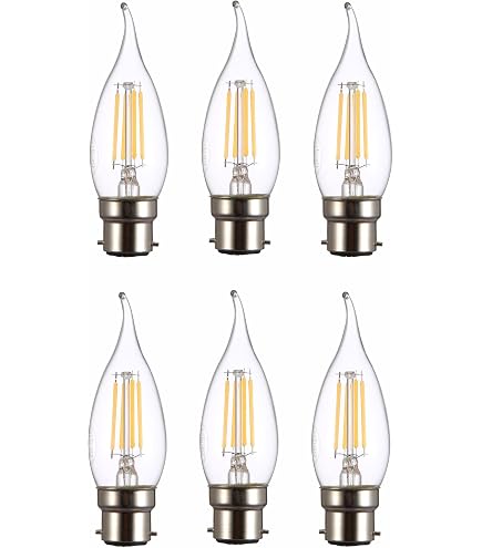 Ampoule Halogène Flamme "Coup De Vent" B22 42W - 624 Lumens - 2700K (Blanc Chaud) - Neuf