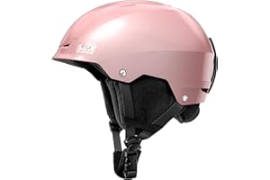 Findway Ski Helmet, Snow Helmet with Earmuffs for Adult Men Women Youth Snowboard Helmet with Adjustable Vents Compatible with Goggles Outdoor Snow Sports for Snowboarding Skiing Snowmobile XS/S/M/L