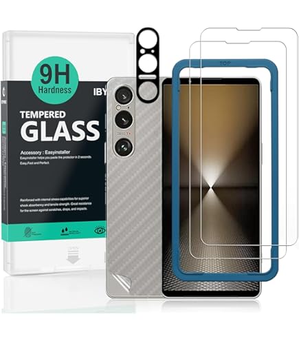Brotect Pellicola In Vetro Ibrido AirGlass Per Sony Xperia 1 [Durezza 9H] - Protezione Schermo Trasparente E Anti-impronta, Facile Installazione Senza Bolle (Made In Germany)