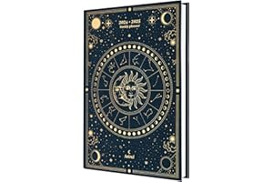 Grupo Erik Astral Diary 2024-2025 | Back To School 17 Months A5 Academic Diary 2024-2025 Week To View | August 2024 - December 2025 | Mid Year Diary 2024-2025 With Stickers | Cute Planner