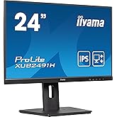 iiyama XUB2492HSU-W1 24' White, IPS LCD with Slim Bezel, 4ms, Full HD ...