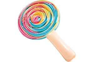 Intex 58754 Piruleta Colchoneta Hinchable, Medidas 127 x 25 x 198 cm, Flotador, Capacidad para 1 Persona, Peso Máx. Soportado 100 kg, Hinchables para Piscina, Flotadores