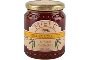 TENUTA COLLOTTA AZIENDA AGRICOLA BIOLOGICA Tenuta Collotta® - Miele Castagno Biologico 500g - 100% Italiano - Prodotto in Sicilia
