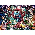 Ravensburger - Puzzle Everyone is Crazy Here, Illustration Alice in Wonderland, 1000 Pieces, Puzzle Adults