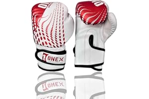 ONEX Junior/Kids Boxing Gloves Sparring Pro 2oz-4oz Punch Bag Fight MMA Muay Thai Grappling Fight Mitts Martial Arts Training Kickboxing Punching Glove