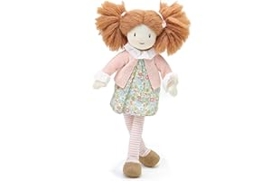 ThreadBear Design Amelie Ballerina Rag Doll - Soft Toy With Tutu For Children