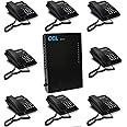 Copper Connection & Beetel EPABX 801H Intercom System CLI (Caller ID) with x8 Beetel C51 Landline Set