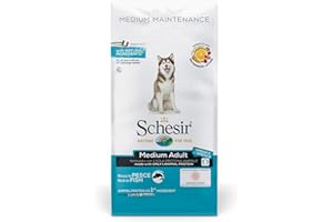 Schesir, Sucha karma dla średnich psów o smaku ryby, krokiety - worek 12 kg