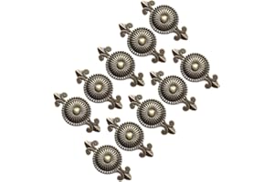 EBETA E 10er Schrankgriff Schrankknöpfe Möbelknöpfe Schubladenknöpfe Möbelgriffe, Knauf für Schrank, Schublade (Bronze)