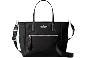 Kate Spade New York Chelsea Nylon Satchel (Black)