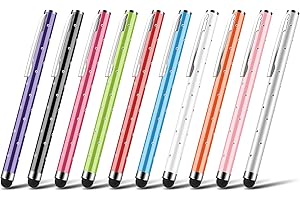 Yizhet Stylet Universel à écran Tactile pour iPhone, Samsung et Tous Les appareils capacitifs à écran Tactile Version Cristal Version Cristal