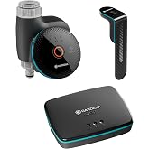 Gardena Programmer and Smart Sensor Set, Data-Based Irrigation, Smart Home Integration, Soil Moisture Sensor Included (19045-