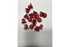 DEXIERP Force de Protection Insert Conique à Bride Bouchon et Bouchon pour Trou de 8-9 mm 5/16 "-11/32" ID d'ouverture de Bouteille de Tube (Paquet de 25) Caoutchouc réutilisable