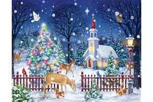 VERMONT CHRISTMAS COMPANY Peaceful Night Advent Calendar (Countdown to Christmas Calendar)