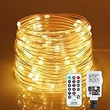 LED Light Tube, Warm White, Waterproof Decoration for Indoor Outdoor, Garden, Party, Wedding Christmas