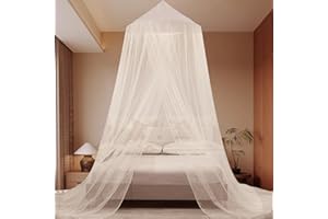 Xiujuers Zanzariera Letto, 60×250×1100cm Zanzariera Letto Matrimoniale, Zanzariera per Letto, Zanzariera Da Letto Baldacchino, Zanzariera a Tenda per Letto, Adatto Per Interni Ed Esterni