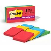 Post-It Super Sticky Notes, 5,1 x 5.1 cm, Marrakesh koleksiyonu, 8 PADS/PACK (622 8SSAN)
