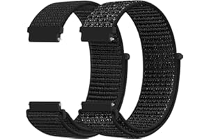 KIBDSNG 22mm Nylon Strap Compatible with Samsung Galaxy Watch 46mm/Galaxy Watch 3 45mm/Gear S3 Classic/Frontier, Soft Breathable Replacement Sport Watch Band for Women Men