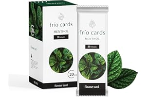 Frio Cards | Cartes aromatiques | Premium Flavour Card | Menthol | Boîte de 20