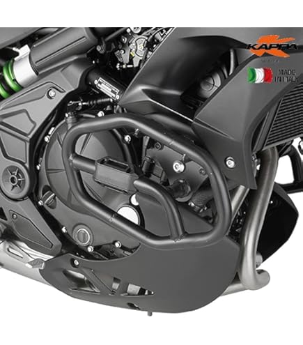 Parafango Posteriore Per Kawasaki Versys 650 2007-2024 - Nero, In ABS Con Supporto Acciaio - Foto 2