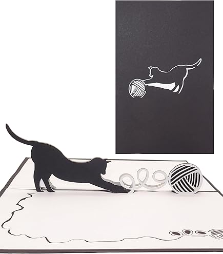 Biglietto Auguri Con Gatti AUGURI GATTASTICI Ideale Per Gattofili Per - Foto 3