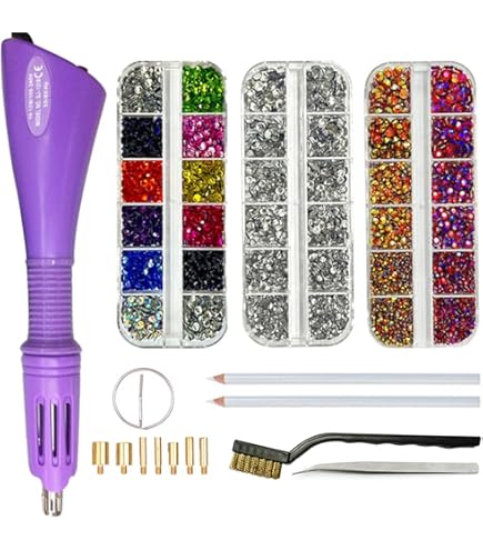 Medium Diverse Kleuren Bedazzler Steentjes - 100 Stuks