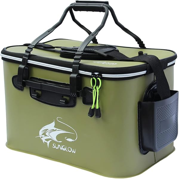 Sac De Rangement Pour Leurres De Pêche - Double Face, Tissu Oxford Et EVA, 16x11x5 Cm, Avec Clip