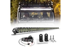 ‎CO LIGHT CO LIGHT 42" Light bar auto 48000LM Doppelreihe 6D-Linse LED balken 12v/24V IP68 Mischstrahl Geeignet für landwirtschaftliche Traktoren, 4x4 Fahrzeuge, Lastwagen und Wohnwagen (104cm)