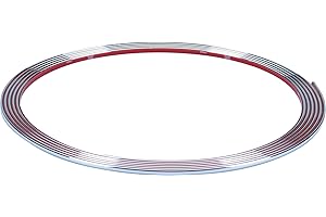 HR-IMOTION HR Kfz Chrom-Zierleiste - selbstklebende Befestigung - 3,65 m x 3,5 mm x 2 mm (Designed in Germany)