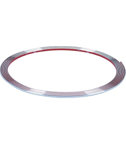 Recambo 4mm X 15m Self-Adhesive Chrome Trim Strip – Universal Car Styling, Flexible Molding For Interior/Exterior