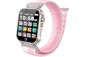 clleylise Smart Watch for Kids, Upgrade Kids Smart Watches for Girls, Kids Toy for Children 4-16 Years Old, 26 Games,Children's Games Gifts, Great Gifts for Girls and Boys