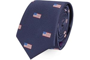 AUSCUFFLINKS Sports & Specialty Neckties | Ties for Men | Woven Skinny Neckties | Present for Work Colleague