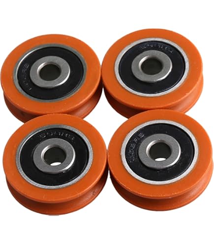 Alipis 4 Pz Puleggia Cuscinetto Porta E Finestra Rigido Per Impieghi - Foto 9