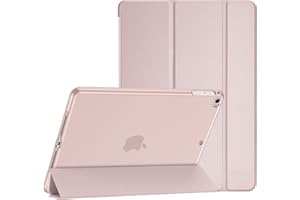 ProCase odporny na wstrząsy etui do iPada 9,7 cala 2017/2018 5/6 generacji, iPad Air 1/2, etui ochronne etui, funkcja i uśpienie, automatyczne budzik - różowe