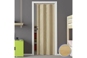 FORTE Porte Pliante accordèon hêtre en PVC 88,5x214cm Mod. Luciana