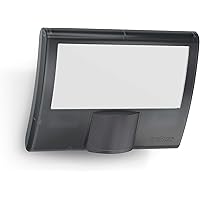 Steinel LED-Strahler XLED Curved anthrazit, 9 W Flutlicht, 160° Bewegungsmelder, 8 m Reichweite, Wandleuchte außen