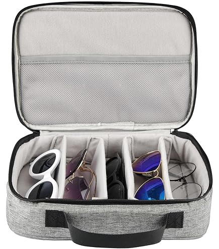 Lanthour Organisateur De Lunettes Suspendu, 15 Compartiments Pour Presentoir Lunette De Soleil