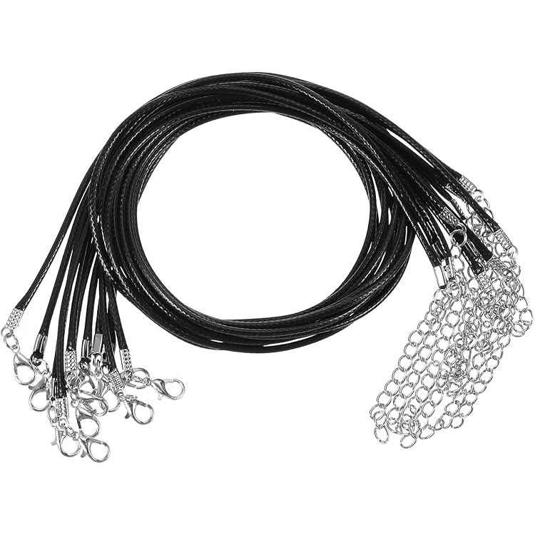 FaithHeart Heren lederen ketting, 2mm/3mm Wax Touw Gevlochten Lederen Koord Kettingen 16/18/20/22/24/26/28/30 inch, Heren Zwarte Ketting Graveerbaar, 50cm(20 inches), Roestvrij staal, Geen edelsteen FaithHeart Heren lederen ketting, 2mm/3mm Wax Touw Gevlochten Lederen Koord Kettingen 16/18/20/22/24/26/28/30 inch, Heren Zwarte Ketting Graveerbaar, 50cm(20 inches), Roestvrij staal, Geen edelsteen