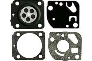 C·T·S Kit guarnizioni e diaframma carburatore sostituisce Ruixing RX-4 per Husqvarna 122C trimmer carburatore Ruixing