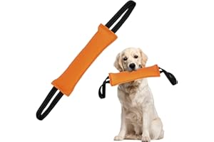 Jodsen Manicotto per Cani,Salsicciotto Cane Addestramento per Il Gioco,Cuscino da Morso Interattivi per Cani con 2 Maniglia Forte,Durevole Giocattolo da Tirare per Cani,Giocattolo da Mordere in Iuta