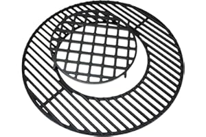 GFTIME 8835 Diametro 21,5 Griglie per griglia di cottura in ghisa Griglie di ricambio Pezzi di ricambio Kit per Weber 8835, Accessori per Barbecue per 57cm Weber Griglia a carbone.