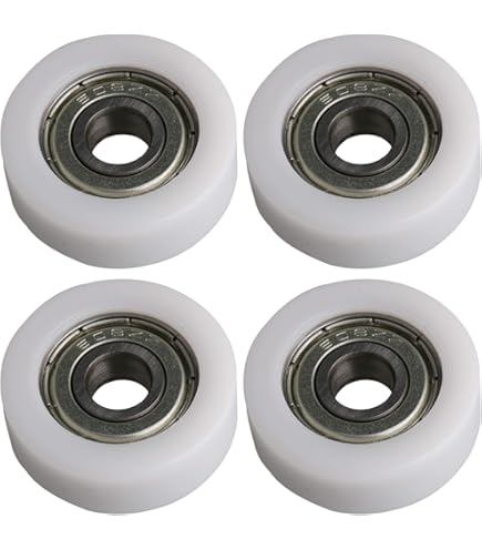 4 Ruote In Nylon 35mm Diametro Per Guide Meccaniche - Larghezza 40mm, Autolubrificanti | Smart Machines - Foto 4