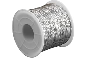 CODKU 100M Twine String, Silver Thread String Twine Twist Ties, Silver Metallic String Christmas String for Polyester String Jewelry Cord, Bauble String for DIY Craft String Hanging Christmas Ornaments